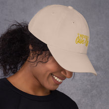 Load image into Gallery viewer, &#39;Never Give Up&#39; Gold Embroidered Dad Hat
