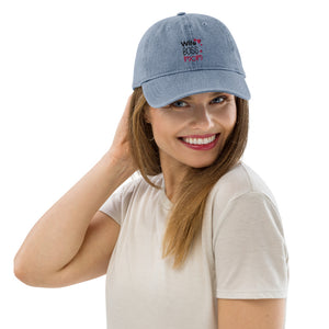 'Wife Boss Mom' Denim Hat