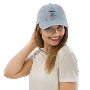 'Wife Boss Mom' Denim Hat