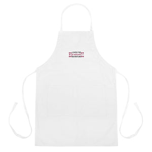 'Love Is The Greatest Adventure' Embroidered Apron