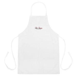 'Lulu's Luxuries' Embroidered Apron