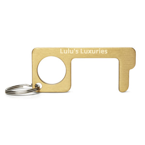 'Lulu's Luxuries' Engraved Brass Touch Tool