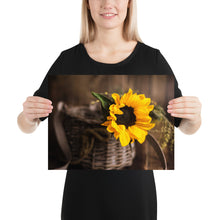 Load image into Gallery viewer, &#39;Sunflower In A Basket&#39; Poster
