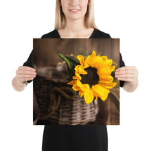 Load image into Gallery viewer, &#39;Sunflower In A Basket&#39; Poster
