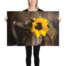 Load image into Gallery viewer, &#39;Sunflower In A Basket&#39; Poster
