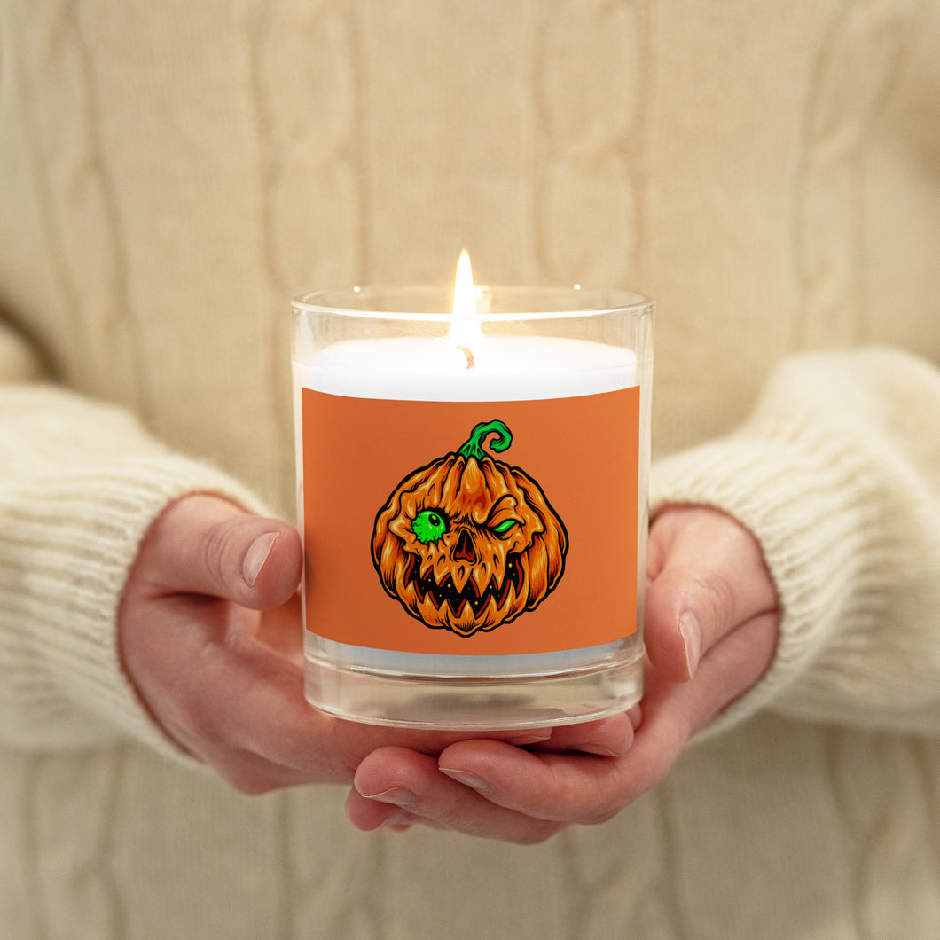 'Halloween Pumpkin' Glass Jar Candle