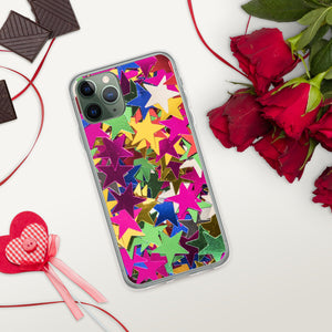 'Star Confetti Print' iPhone Case