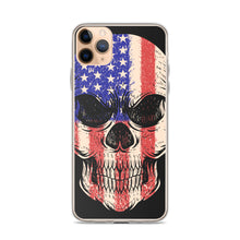 Load image into Gallery viewer, &#39;American Flag Skull&#39; iPhone Case
