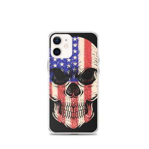 'American Flag Skull' iPhone Case