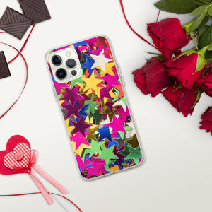 'Star Confetti Print' iPhone Case