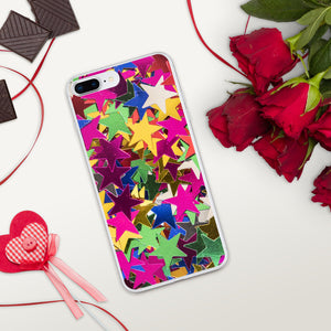 'Star Confetti Print' iPhone Case