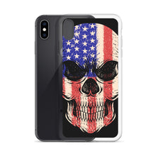 Load image into Gallery viewer, &#39;American Flag Skull&#39; iPhone Case
