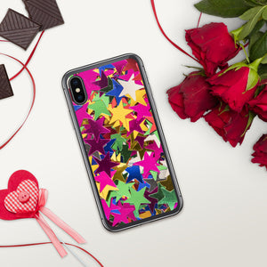 'Star Confetti Print' iPhone Case