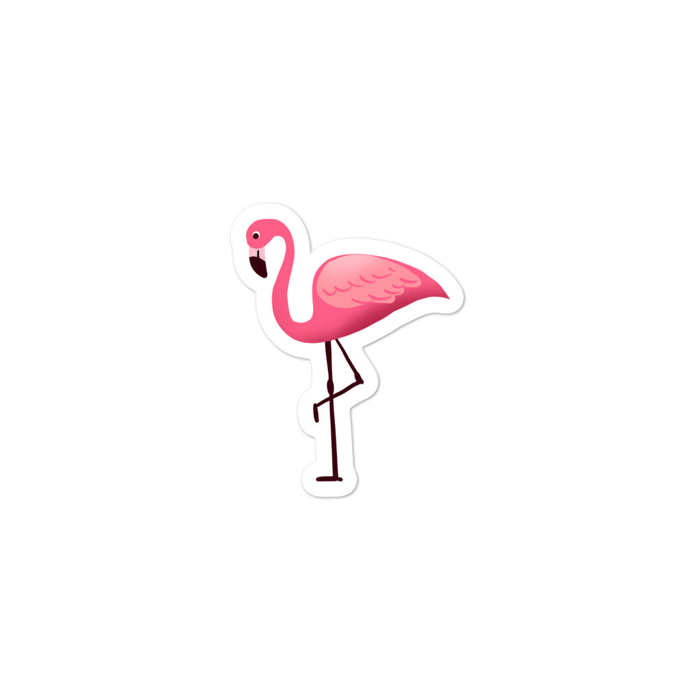 'Pink Flamingo' Bubble-free stickers