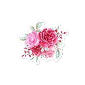 'Rose Bouquet' Bubble-free stickers