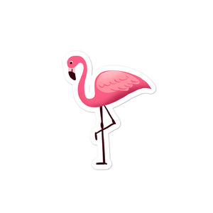 'Pink Flamingo' Bubble-free stickers