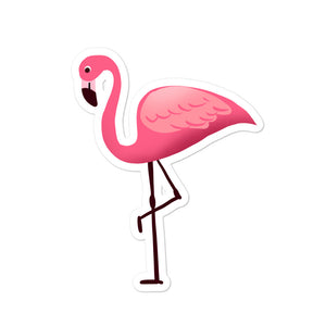 'Pink Flamingo' Bubble-free stickers