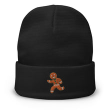 Load image into Gallery viewer, Gingerbread Embroidered Beanie
