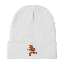 Load image into Gallery viewer, Gingerbread Embroidered Beanie
