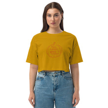 Load image into Gallery viewer, &#39;Happy Pumpkin Spice Season&#39; Pumpkin Loose Drop Shoulder Crop Top
