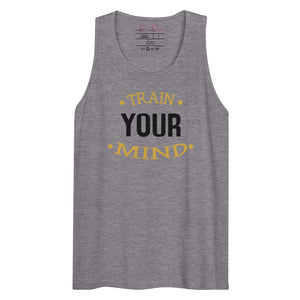 'Train Your Mind' Men’s Premium Tank Top