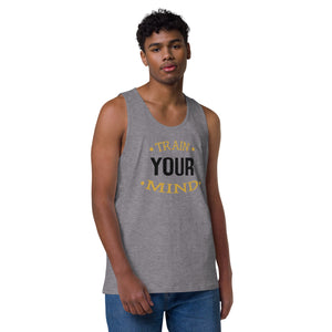 'Train Your Mind' Men’s Premium Tank Top