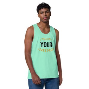 'Train Your Mind' Men’s Premium Tank Top