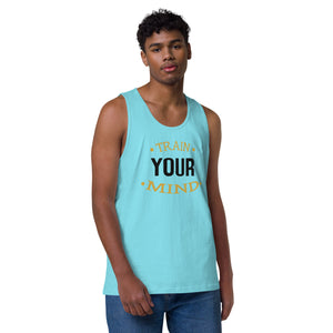 'Train Your Mind' Men’s Premium Tank Top