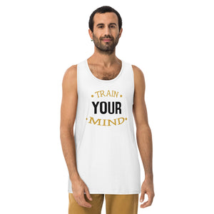 'Train Your Mind' Men’s Premium Tank Top