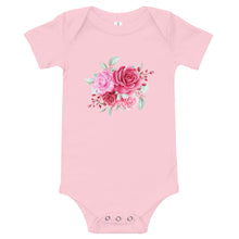 Load image into Gallery viewer, &#39;Flower Power&#39; Baby Onesie T-Shirt
