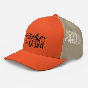 'Grateful & Blessed' Trucker Cap