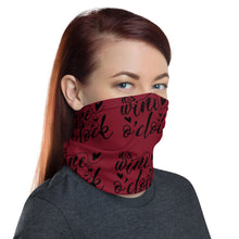 Load image into Gallery viewer, &#39;It&#39;s Wine O&#39;Clock&#39; Neck Gaiter
