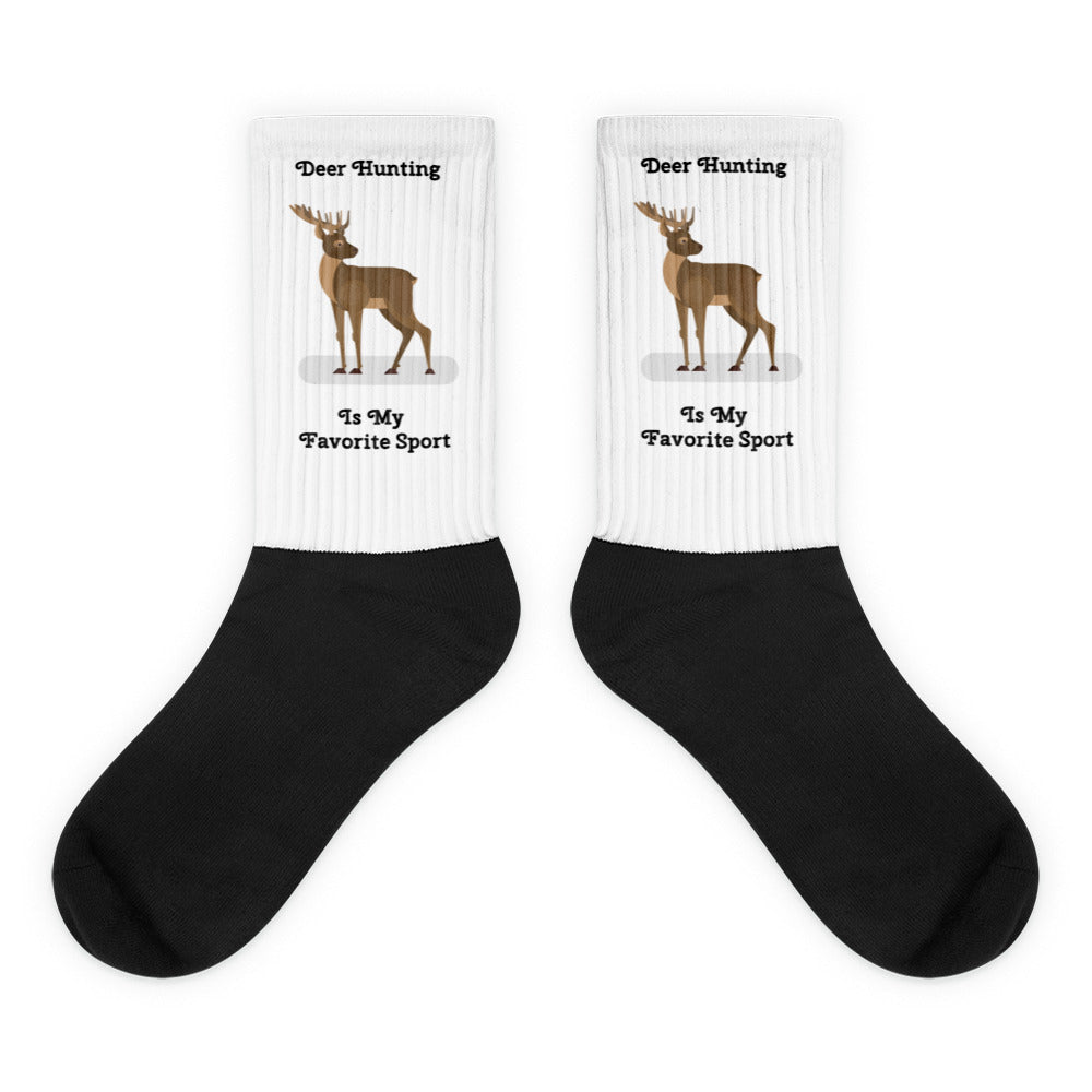 'Deer Hunting Is My Favorite Sport' Unisex Socks