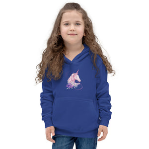 'Pink Unicorn' Kids Hoodie