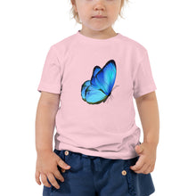 Load image into Gallery viewer, &#39;Blue Butterfly&#39; Toddler Short Sleeve Tee
