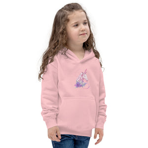 'Pink Unicorn' Kids Hoodie