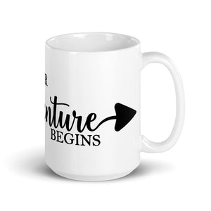 'Adventure Begins' Mug