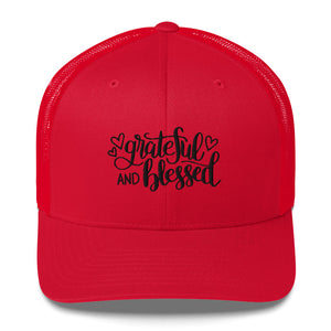 'Grateful & Blessed' Trucker Cap