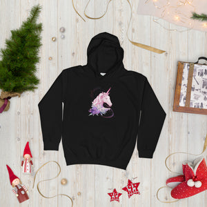 'Pink Unicorn' Kids Hoodie