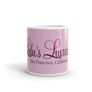 'Lulu's Luxuries Pink' Mug