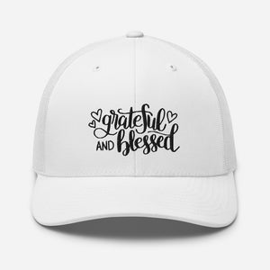 'Grateful & Blessed' Trucker Cap