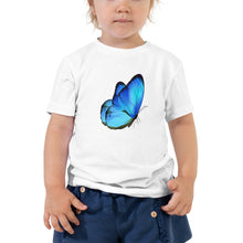 Load image into Gallery viewer, &#39;Blue Butterfly&#39; Toddler Short Sleeve Tee
