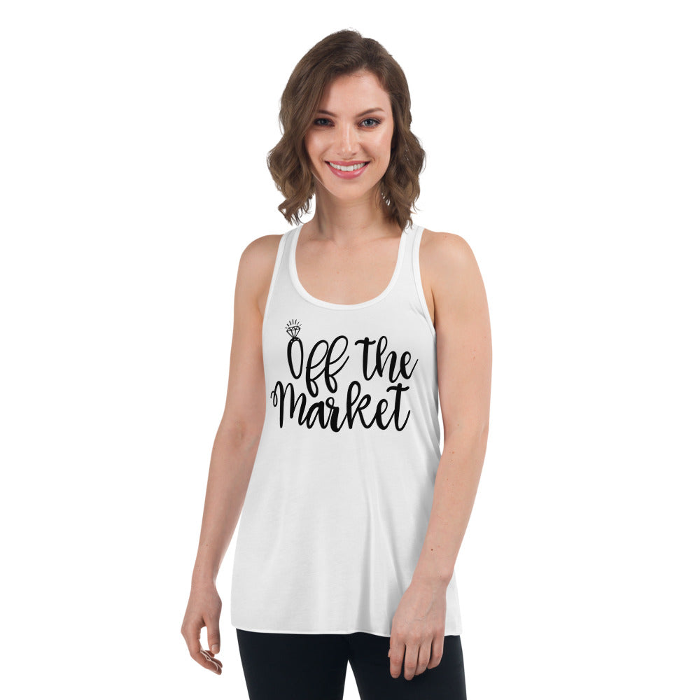 'Off The Market' Women's Flowy Racerback Tank