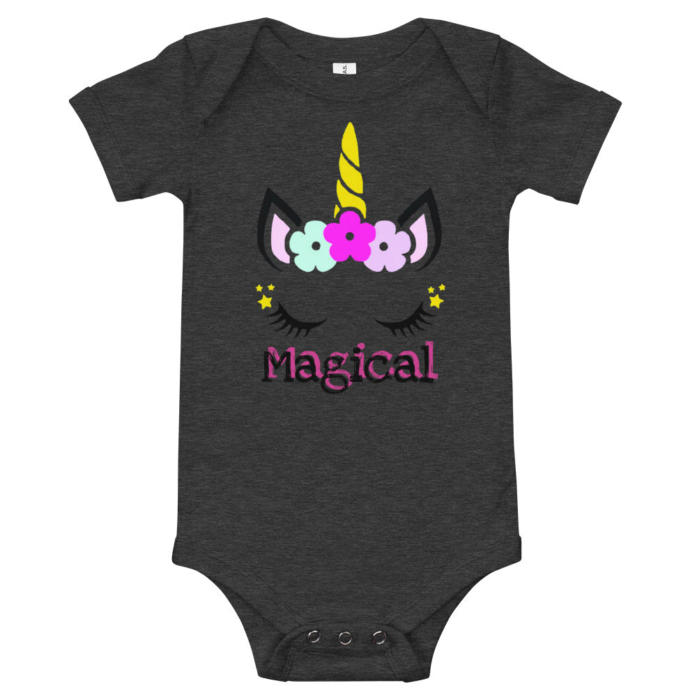 'Magical' Unicorn Baby Onesie