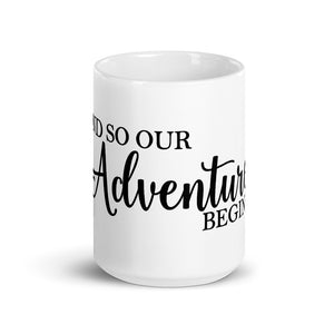 'Adventure Begins' Mug