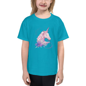 'Pink Unicorn' Youth Short Sleeve T-Shirt