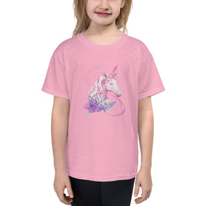 'Pink Unicorn' Youth Short Sleeve T-Shirt