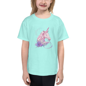 'Pink Unicorn' Youth Short Sleeve T-Shirt