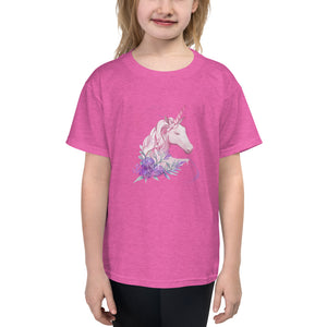 'Pink Unicorn' Youth Short Sleeve T-Shirt