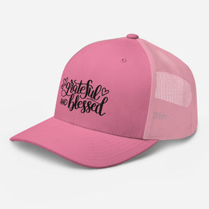 'Grateful & Blessed' Trucker Cap